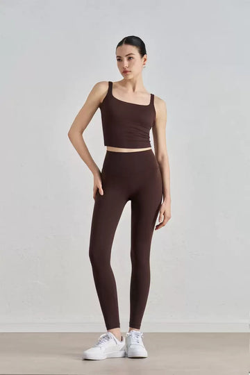 DUNIQ LEGGINGS DARK BROWN