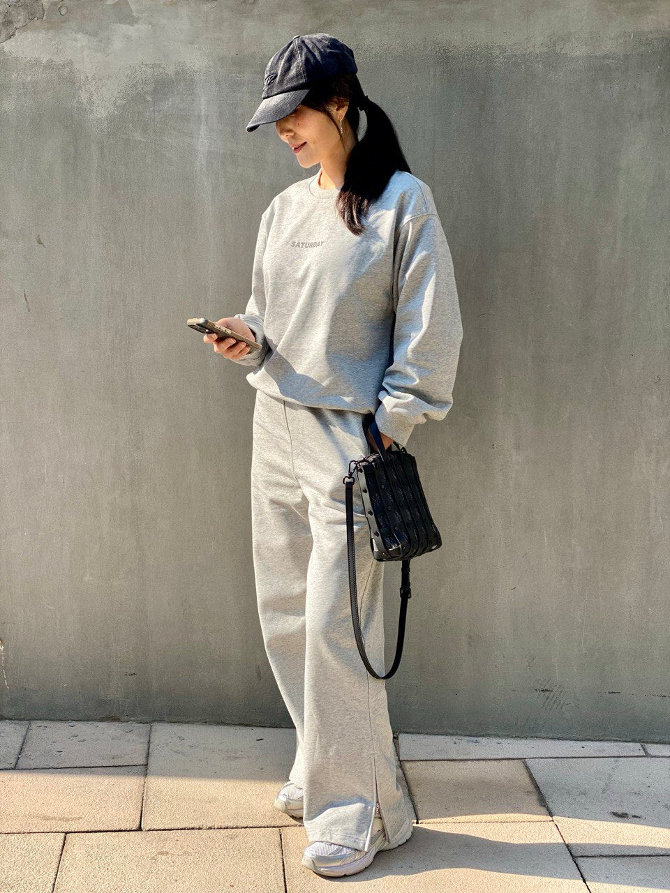 Saturday set Grey